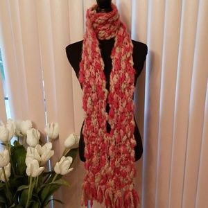 Lucky Brand Over Sized Pink Scarf
